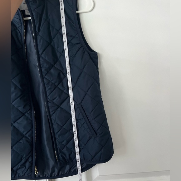 Old Navy Women's Navy Blue Zip Up Lightweight Quilted Vest Size XS - Picture 6 of 7
